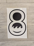 5 in. Ocho Logo Carpet Decal